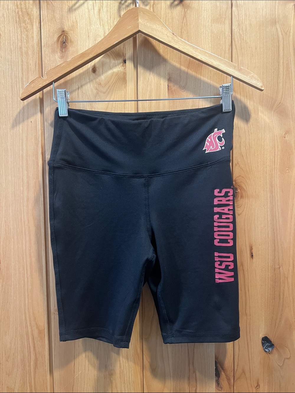 Vintage WSU Cougars Black Athletic Bike Shorts - Women’s Small